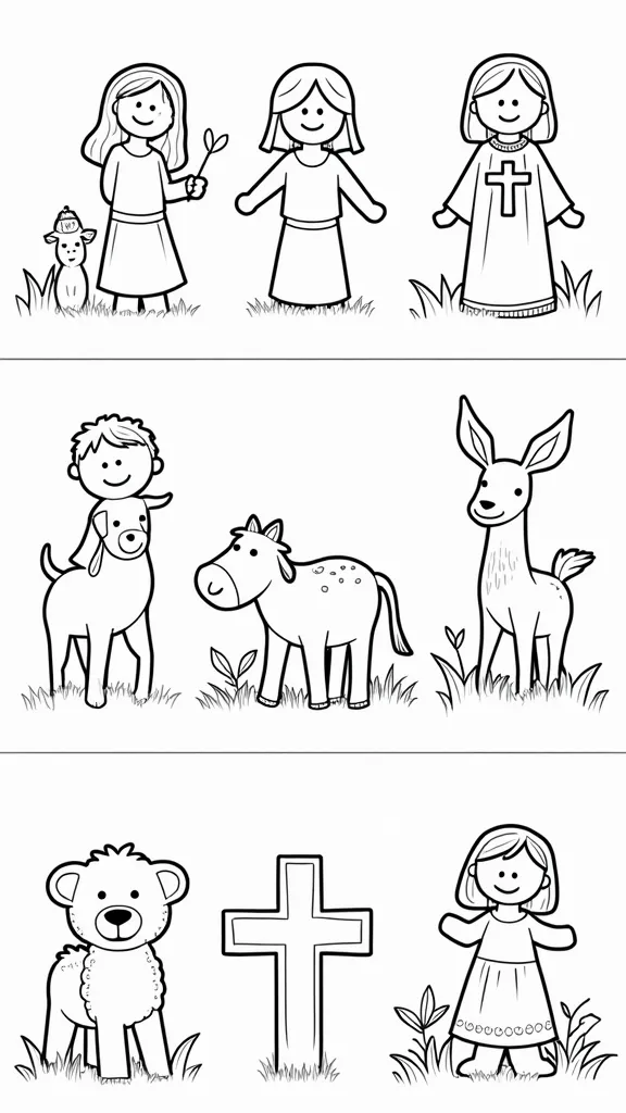 christian preschool coloring pages